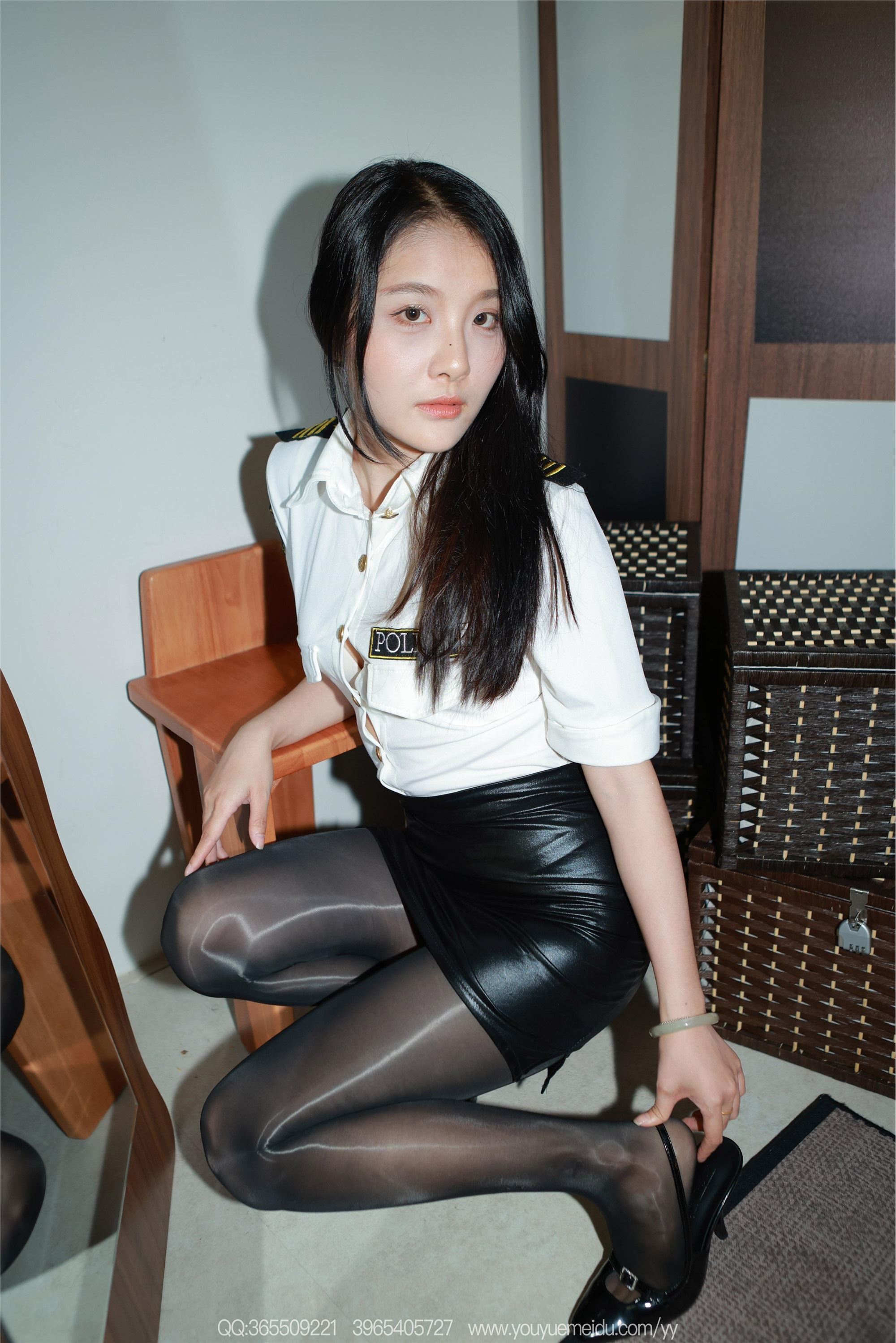 IESS异思趣向  2025.07.01 丝享家 2094 婉萍《油亮丝制服（上）》